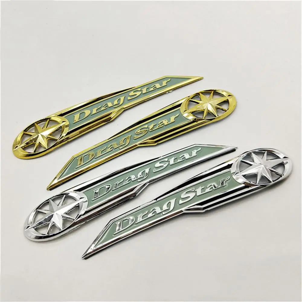 Значок на бензобак Drag Star наклейки для Yamaha Vstar XVS XV 400 650 XV400 XVS400 1100|Наклейки и