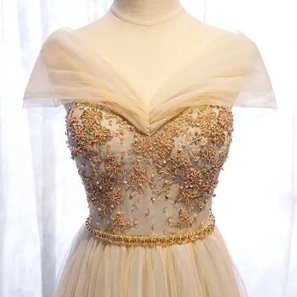 light golden champagne princess ball gown long dress vintage medieval dress Renaissance princess Victoria dress