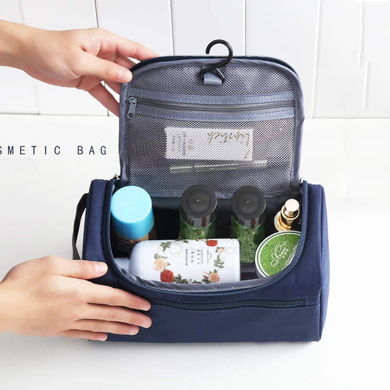 Portable Travel Toiletries Cosmetics Storage Box Folding Waterproof Men Hanging Wash Bag Women Makeup Organizer Cases