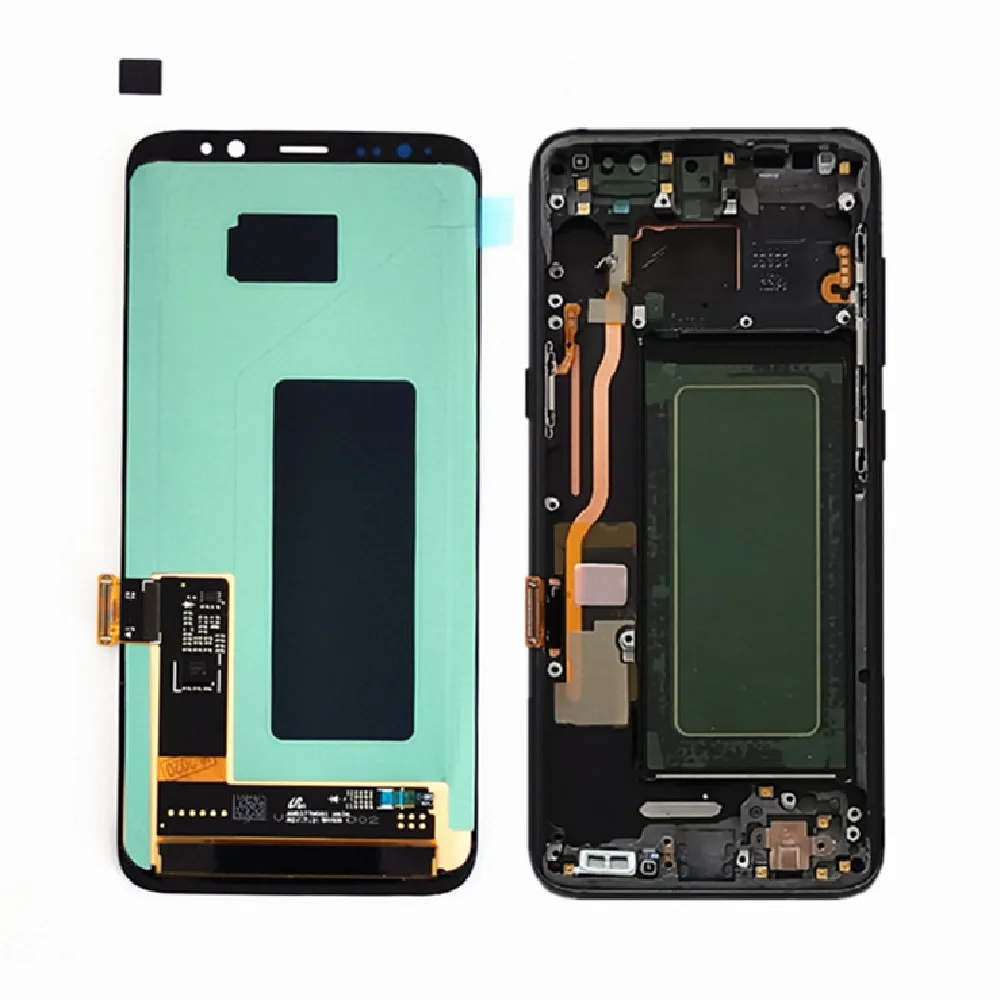 Оригинальный ЖК дисплей для Samsung Galaxy S8 G950 G950F с сенсорным экраном и дигитайзером