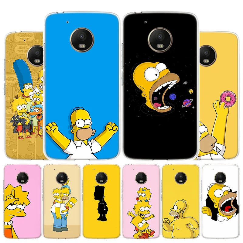Чехол для телефона ea0942 _ Simpsons Motorola Moto G8 G7 G6 G5S G5 G4 E6 E5 E4 Plus Play Power One Action X4|Бамперы| |