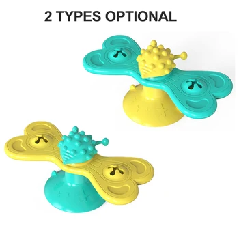 

Windmill Cat Toy Interactive Cat Toy Turntable Cat Molar Toy Scratching Tickle Toy with Catnip