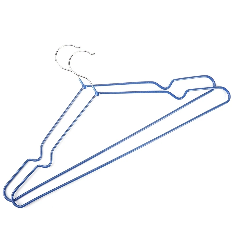 Stainless Steel Clothes Hanger Non-Slip Space Saving Clothes Hangers With Hook Closet Organizer Drying Racks
