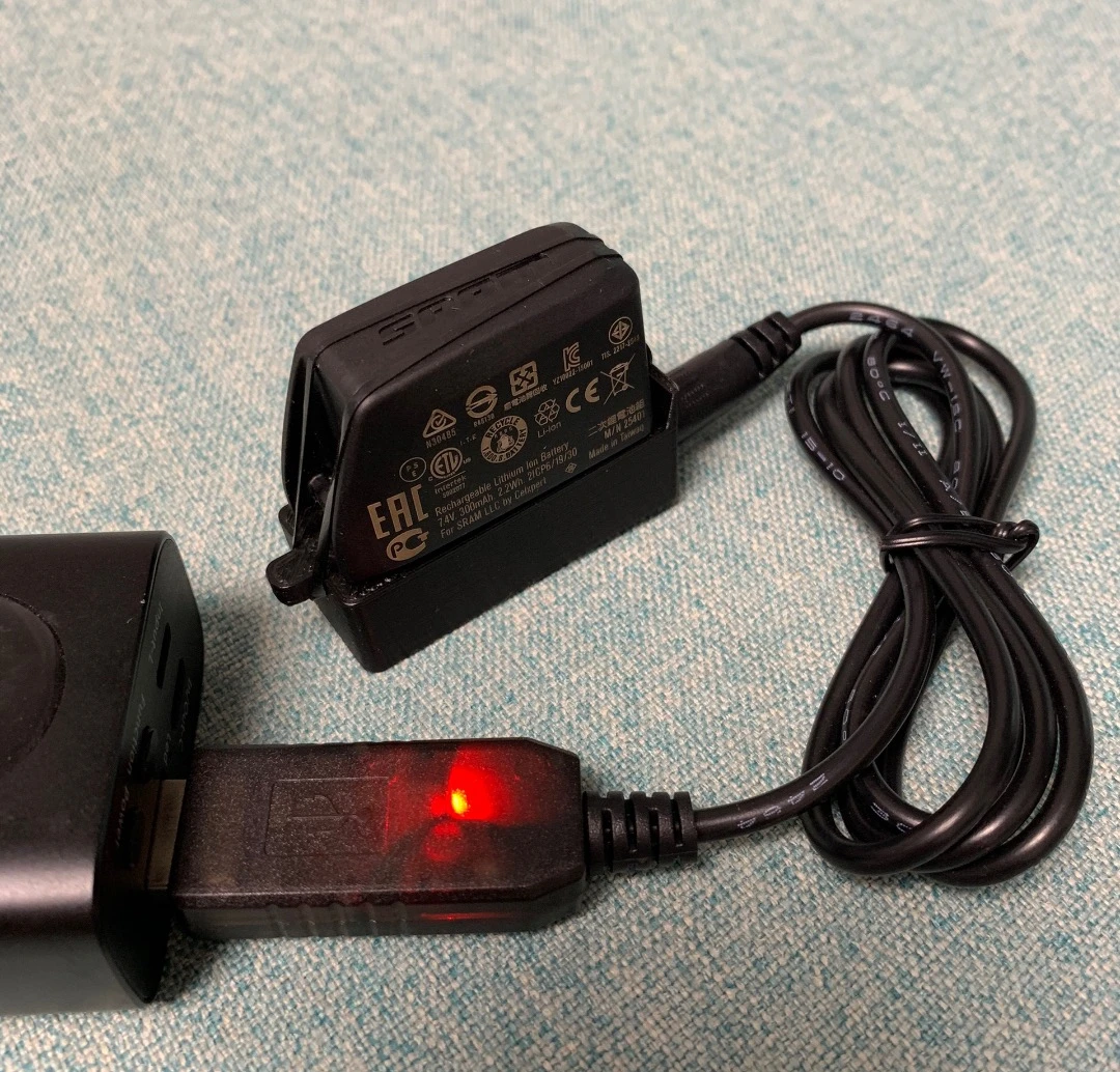 Cavo E Dock Per Caricabatterie Sram Axs Fatti A Mano Universali Per Caricabatterie Axs Etap Xx1/X01/Gx Rosso