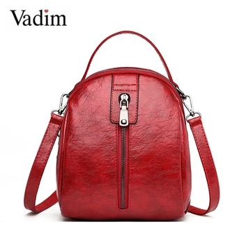 

Vadim High Quality Small Bags Women Backpack Multifunction Ladies Bagpack Soft Leather Female Backpacks Sac a Dos Mochila