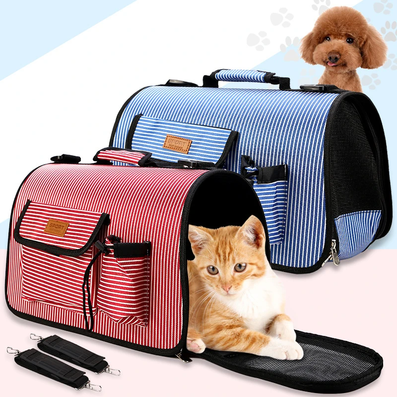 Outdoor Travel Cat Carrier Bag Breathable Pets Shoulder Bag Collapsible Puppy Crate Handbag Folding Pet Carrier Cage Outdoor Travel Cat Carrier Bag Breathable Pets Shoulder Bag Collapsible Puppy Crate Handbag Folding Pet Carrier Cage