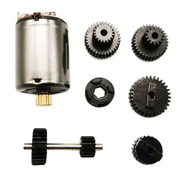 

1 Set Metal Gears With 370 Motor For Speed Change Gear Box For WPL B1 B24 B16 B36 C24 1/16 4WD 6WD RC Car