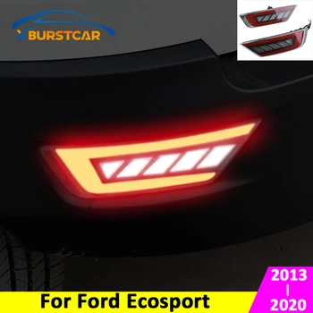 

Xburstcar For Ford Ecosport 2013-2020 2Pcs LED Turn Signal Lights Rear Bumper Light Fog Lamp Brake Warning Lamps Reflector Lamp