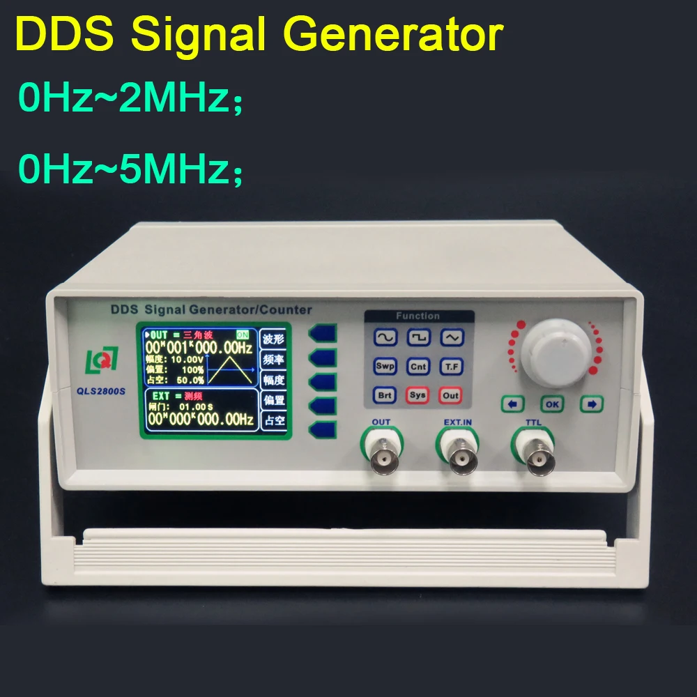 Gerador de Sinal de Função Dds Fonte de Sinal Varredura Medidor de Freqüência Contador Gerador de Pulso Onda Senoidal w Comunicação