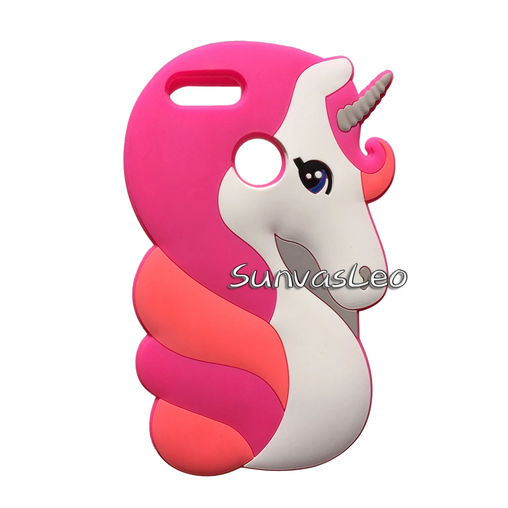 Rose Curl Horse Для huawei P Smart() 5,6" 3D чехол, мягкий силиконовый чехол с мультипликационным принтом единорога, Счастливого кота, чехол для huawei Honor 9 Lite - Цвет: Rose Curl Horse