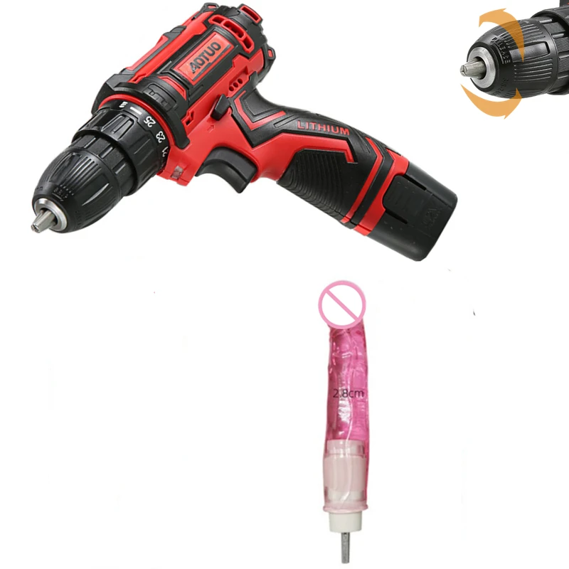 Sex Toys Voor Vrouwen Pistool Dildo Penis Vibrator Elektrische Boor Schroevendraaier Power Tools Winkel Volwassenen Vrouwelijke Masturbatie Sex Machine