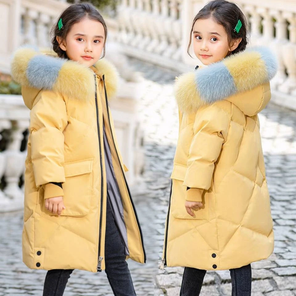 Manteau Épais pour Fille de 4, 6, 8, 10 et 12 Ans, Vêtements d'Automne et  d'Hiver - AliExpress