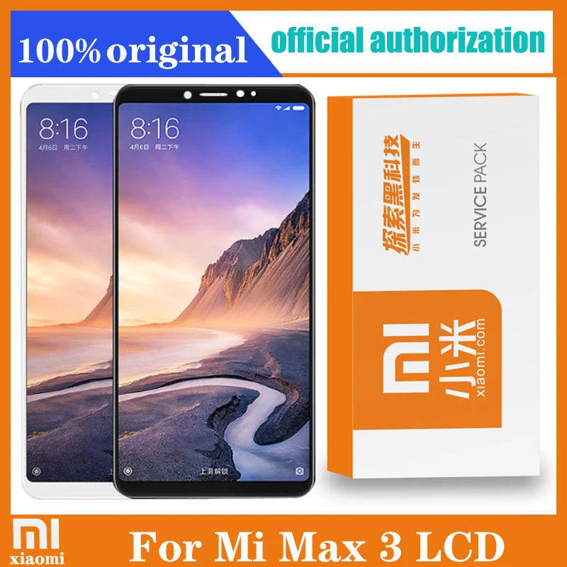 Оригинальный сменный ЖК-дисплей 6 9 дюйма с рамкой для Xiaomi Mi Max 3 дигитайзер