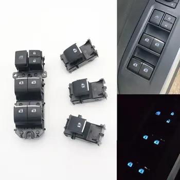 

4pcs/set Lighted LED Power Single Window Button Switch for Toyota RAV4 CHR 2019 2020 Left Driving Backlight Master Switch