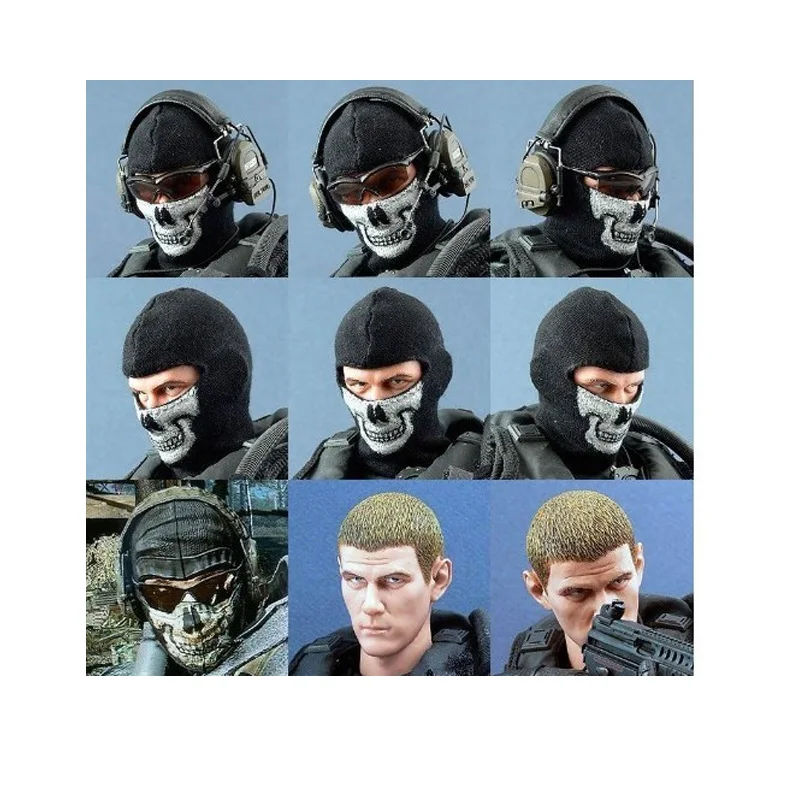 1 шт. Новая маска для лица Балаклава с рисунком черепа головы Gator черный капюшон