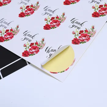 

360pcs Floral THANK YOU stickers Gift Decor Label