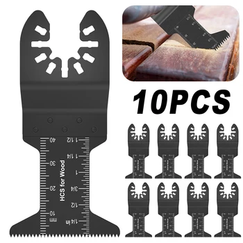 

10Pcs/set Oscillating Tool Saw Blades Kit for Wood with Nails