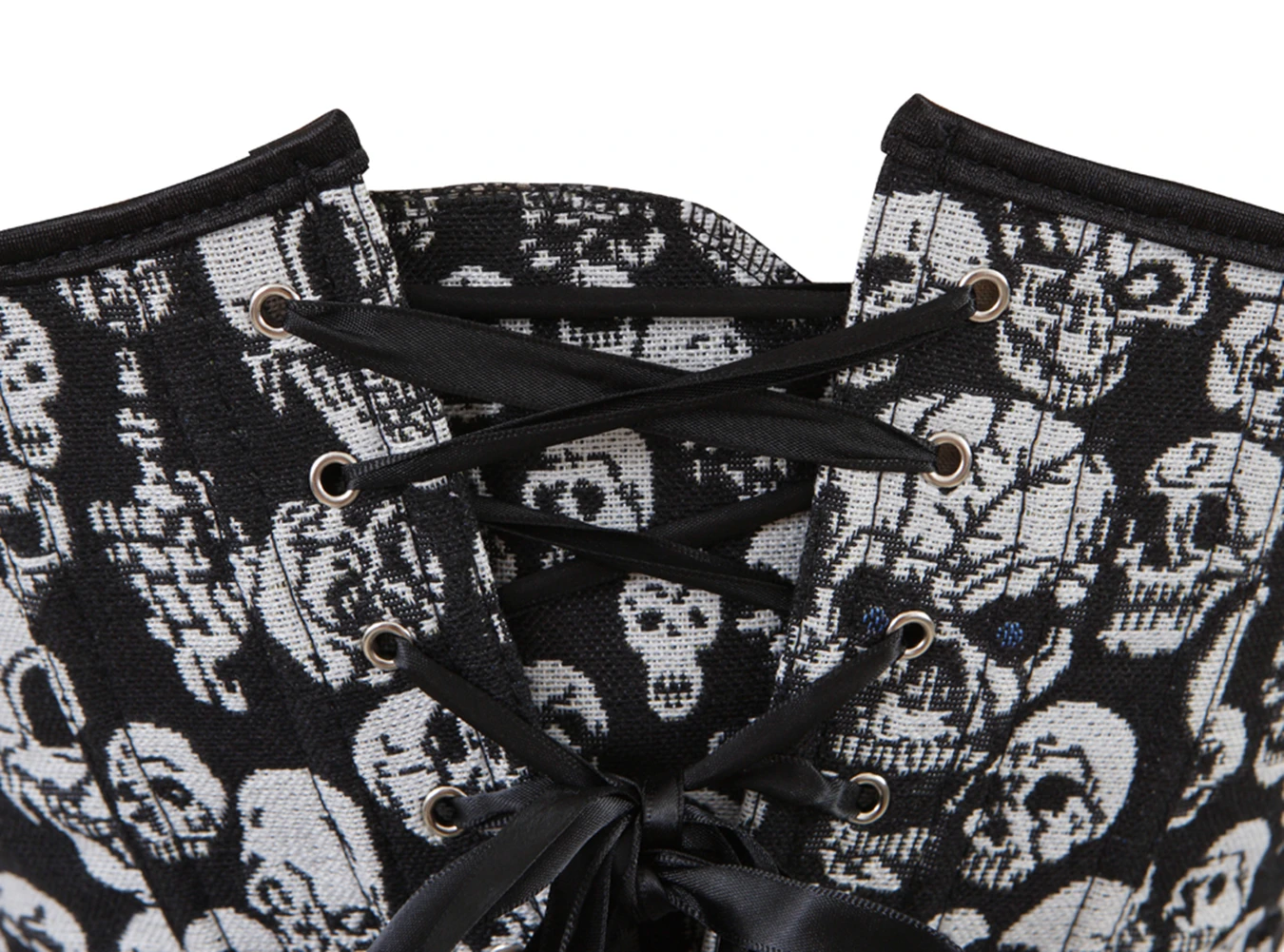 Gothic Burlesque Sexy Skull Shirt Corset Woman Erotic Corset Mujer Lingerie Corgested Bustiers Top Masquerade Party Costumes