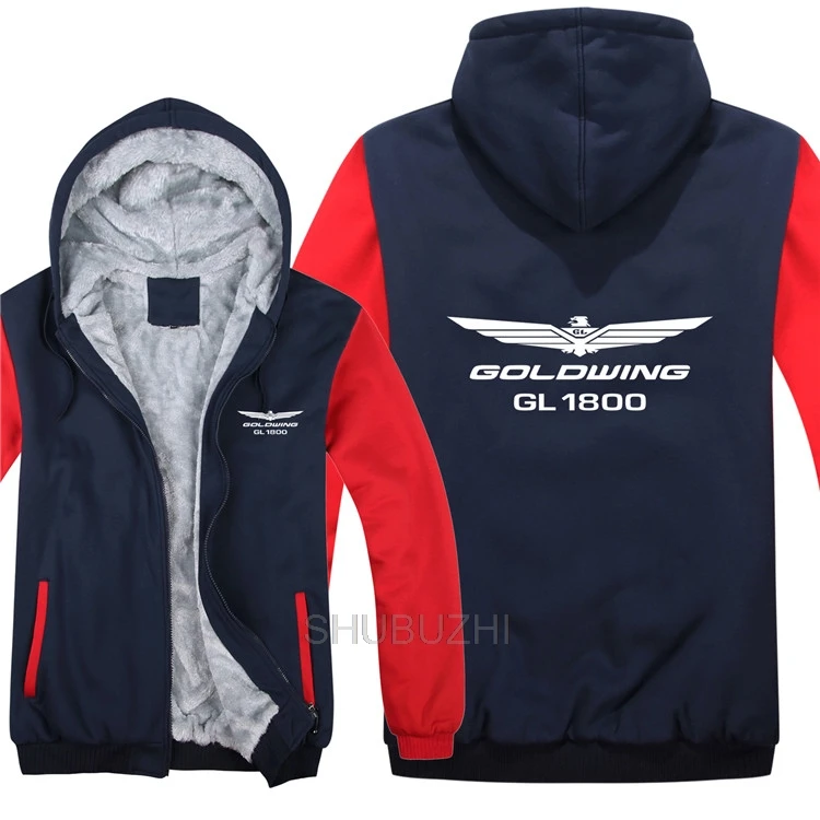 same as picture Goldwing GL1800 толстовки мужские модные шерстяные лайнер куртка Goldwing толстовки с капюшоном Прямая поставка - Цвет: same as picture