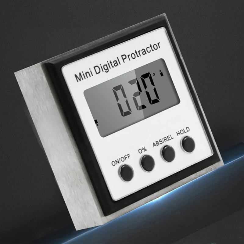 

Digital Display Angle Meter Protractor Inclinometer Magnetic Angle Level Gauge Measuring Mask Has Magnetic Adsorption Function