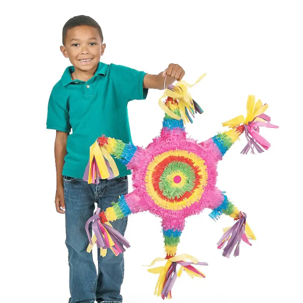 Star Pinata Kit Gaming Props Percussion Hexagonal Children's Birthday Party Supplies Noise manufacturing | Дом и сад