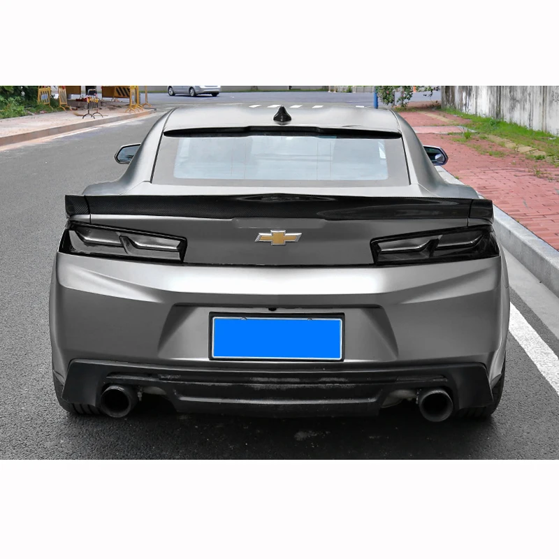 Автомобиль-Стайлинг углеродного волокна задний багажник спойлер крыло для Chevrolet Camaro
