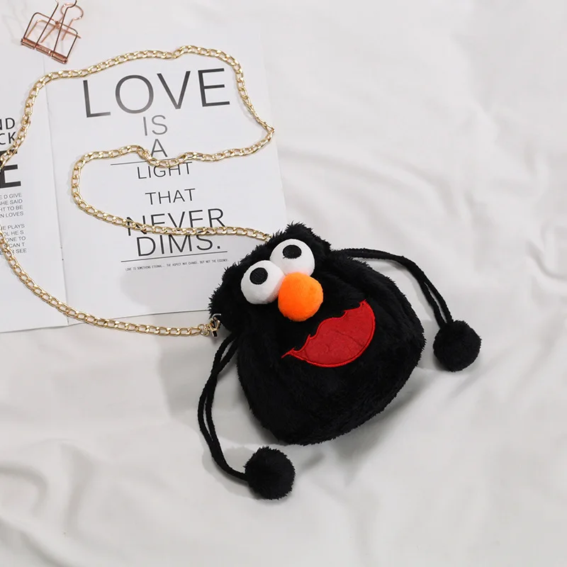 

Cartoon Small Bag Women's 2019 New Style Autumn And Winter Fashion Funny Western Style Shoulder Bag Versatile Korean-style Shoul