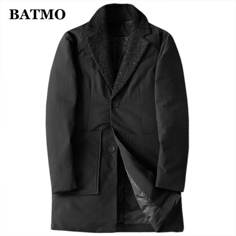 BATMO 2019 Новое поступление зимний мужской Тренч мужские парки зимние куртки