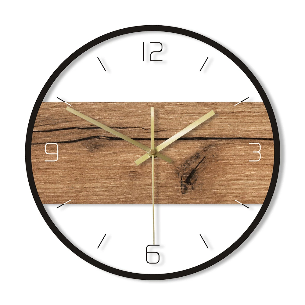 Old Wood Pattern Texture Acrylic Wall Clock Rustic Wood Cabin Country Wall Decor Old Wood Pattern Texture Acrylic Wall Clock Rustic Wood Cabin Country Wall Decor