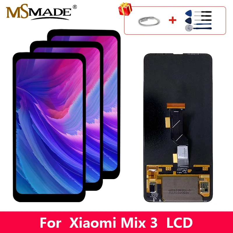 

6.39" Original For Xiaomi Mix 3 LCD Display Sreen Touch Digitizer Replace Assembly Parts For Xiaomi Mix 3 LCD Sreen