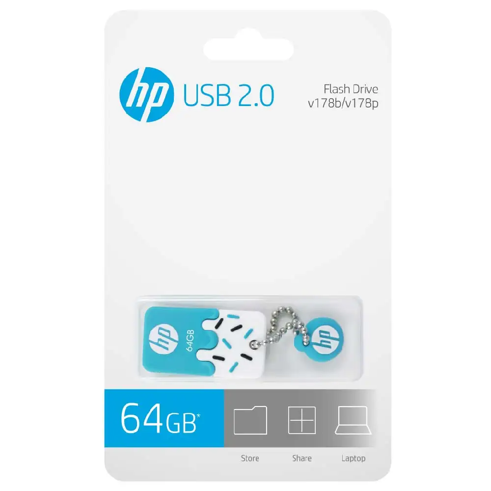 HP V178b V178p USB флеш накопитель водонепроницаемый резиновый Флешка цепь карта памяти