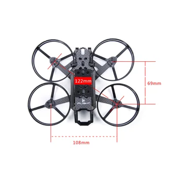 

iFlight TITAN DC2 HD BWhoop Frame 122mm Wheelbase 3mm Arm High Quality Carbon Fiber Frame For RC FPV Drone