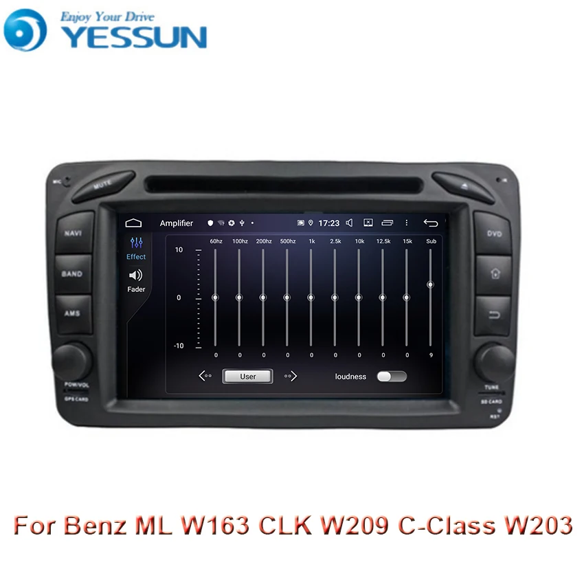 Для Benz ML W163 CLK W209 c-класс W203 SLK W170 e-класс W210 a-класс W168 автомобиль Android 9,0 мультимедийный dvd-плеер автомобильный Радио gps