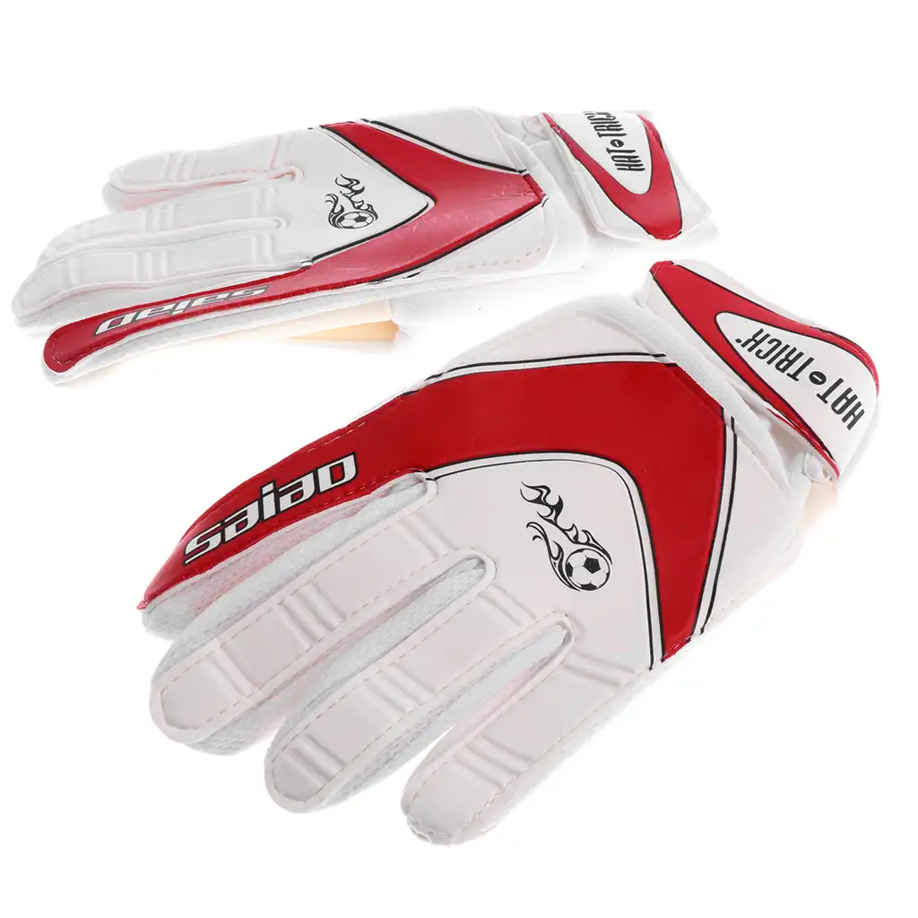 youth soccer goalie gloves with finger savers