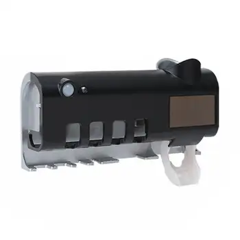 

UV Light Toothbrush Dispenser Holder Cleaner Ultraviolet Sterilization Wall-Mounted Electric Toothbrush Rack Bathroom Supplies