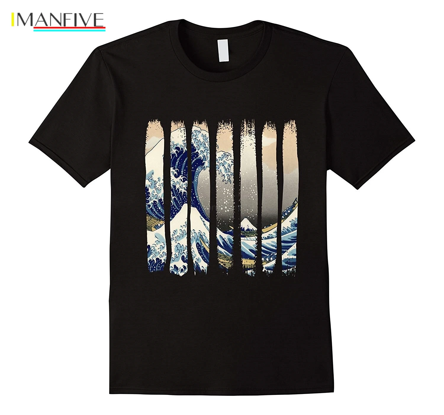 

T-Shirt, Edo Japan Hokusai, Great Wave off Kanagawa, Tsunami