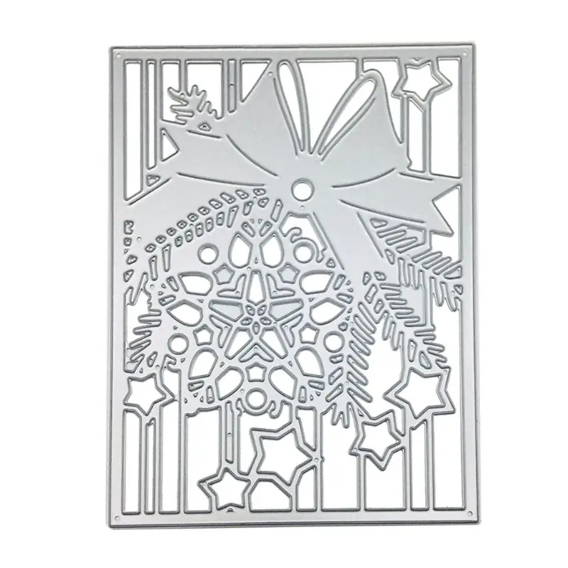 

Christmas Frame Metal Cutting Dies Stencil DIY Scrapbooking Album Stamp Paper Card Embossing Craft Decor