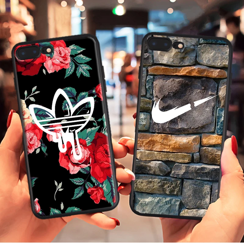 

Soft Case For Iphone X 11 Pro Max Xs Xr 8 7 6 6s Plus Silicone Phone Cover Flower Fashion Sports Brand Fundas11 Pro Max Case