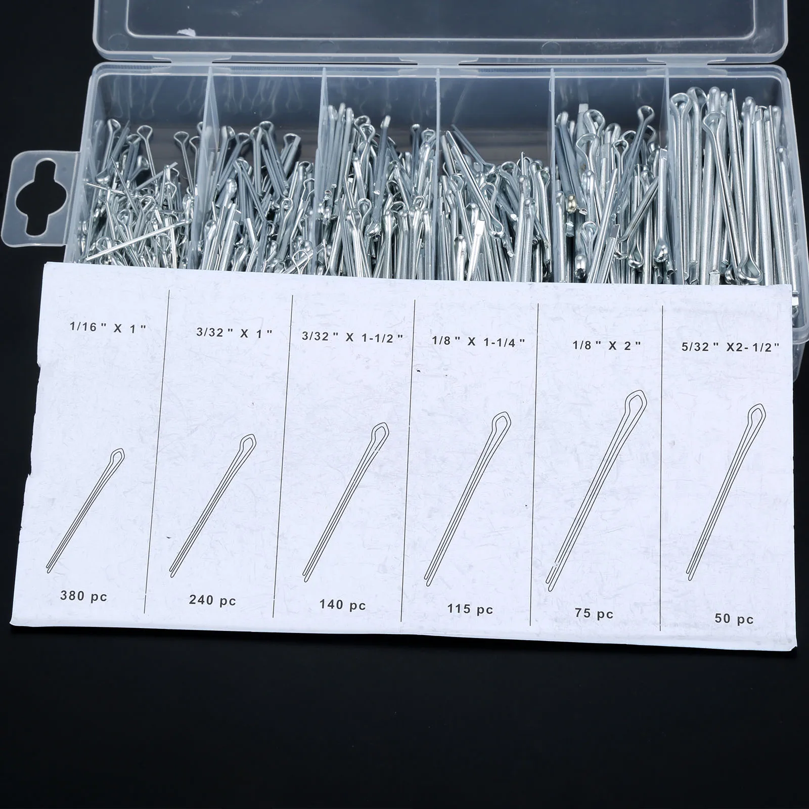 Discount Exclusive Brands BZP QTY 1000 AT17 Split Pins Standard