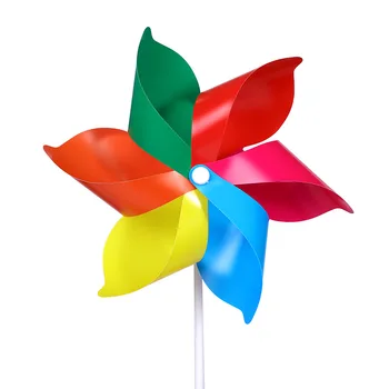 

Color Windmill Outdoor Toys With Poles Wholesale DIY Kindergarten Decoration Children Windmill Plastic Material Windmill String