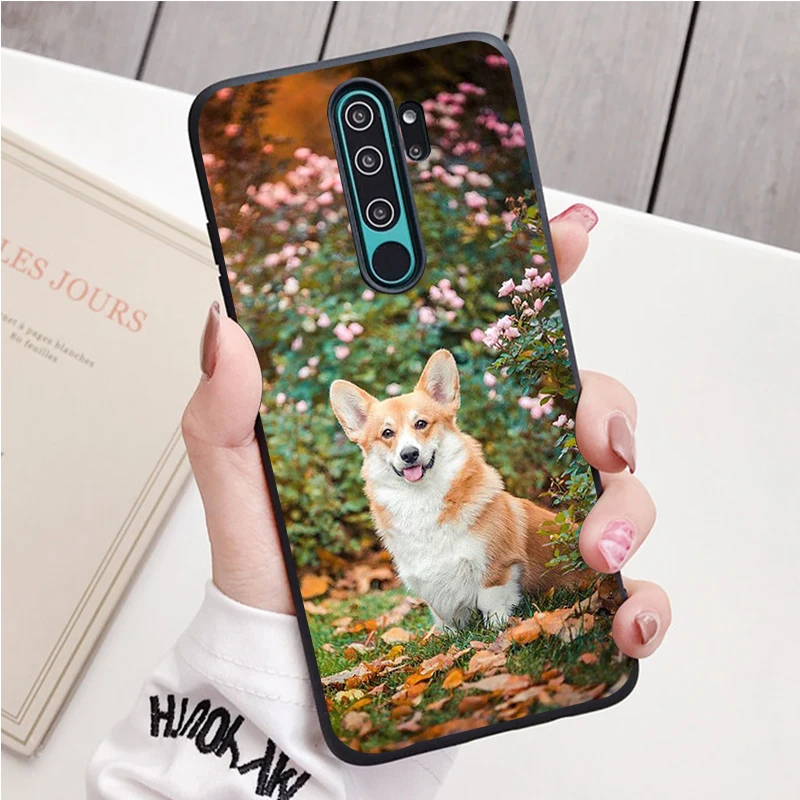 best flip cover for xiaomi Corgi Chó Silicone Ốp Lưng Điện Thoại Redmi Note 9 8 7 Pro S 8T 7A Bao xiaomi leather case case Cases For Xiaomi