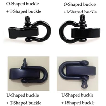 5 шт. Нержавеющая сталь Регулируемая u-образная и o-образная Якорная Скоба для спорта на открытом воздухе веревка для выживания Паракорд Браслет Пряжка аксессуар