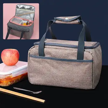 

Portable Thermal Heat Insulated Meal Bento Lunch Bag Picnic Cooler Pouch Handbag Dinner Container School Food Storage Bags