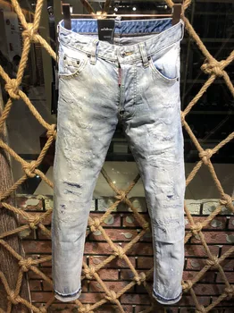 

Overseas Authentic NEW DSQUARED2 HOMME Ripped Jeans COOLGUY D2 Jeans DSQ Men Trousers 9326