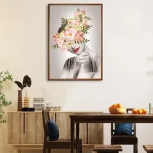 Бескаркасная картина в стиле Арт Деко Гостиная Спальня украшение стены живопись