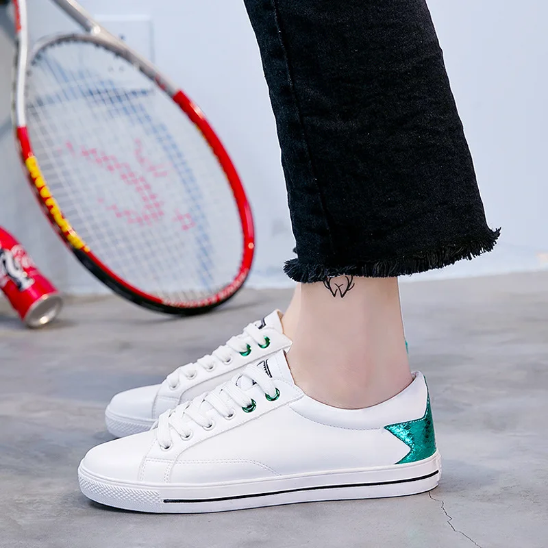 

2019 Genuine Leather Short in Size White Shoes WOMEN'S Shoes Quality Assurance Special Offer WOMEN'S Shoes Rebate Does Not Chang