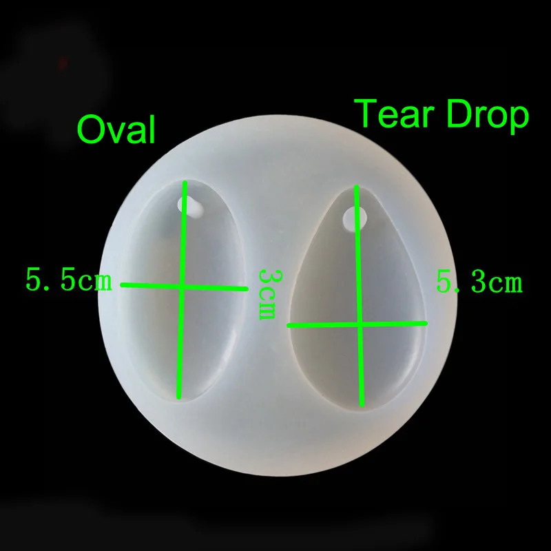 Рисунок 3 - овальная/слезоточивая силиконовая