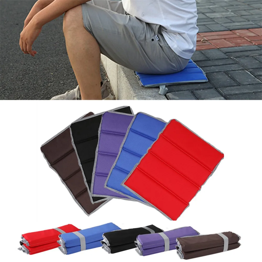 AYNEFY Outdoor Sitting Pad, Multi Functional Hunting Seat Cushion Zipper  Concave Design Foam Padded Dustproof for Picnic