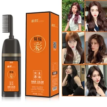 

Hair Dye Comb Permanent Hair dye Brush Organic Natural Fast Hair Dye Plant Essence Hair Colorng Cream For Women men