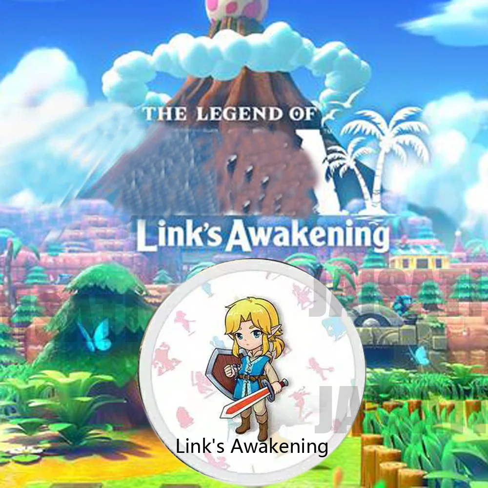 1 pcs Link Awakening 24 шт. NTAG215 Zelda NFC карта 20 Heart Wolf Revali Mipha Daruk Urbosa для amiibo игры Легенда дыхания диких NS переключатель - Цвет: 1 pcs Link Awakening